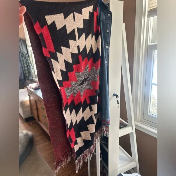 Desigual Blue Denim Fabric Poncho Shirt, U - Picture 6 of 12